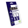 Black Permanent Markers - 4 Pack Long-Lasting Ink Waterproof Fade-Resistant Quick-Drying Multi-Surface Writing Instruments For Discount