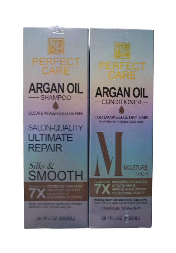 (Combo )Perfect Care Argan Oil Ultimate Repair Shampoo & Conditioner 800ML Online Hot Sale