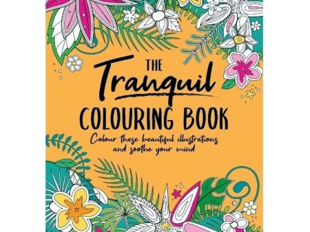 A4 Tranquil Advanced Colouring Book - Intricate Designs Relaxing Art Therapy High Quality Paper Tranquil Discount