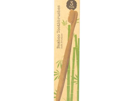 Bamboo Toothbrushes - 3 Pack Eco-friendly Oral Care Essentials For Cheap