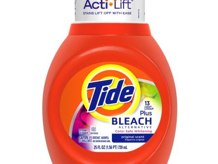 TIDE LIQUID DETERGENT - BLEACH 25 OZ - 6CT CASE Fashion