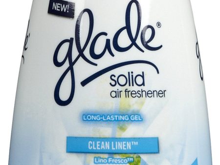 GLADE - SOLID - CLEAN LINEN 6 OZ - 12CT CASE on Sale