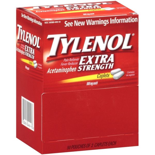 TYLENOL BOX - 50CT 2PK Online now