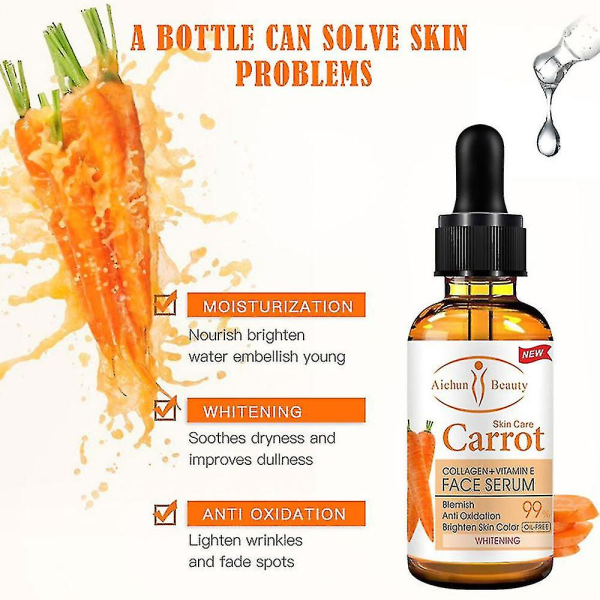 Aichun Beauty Carrot 99% collagen + Vitamin E Face Serum on Sale