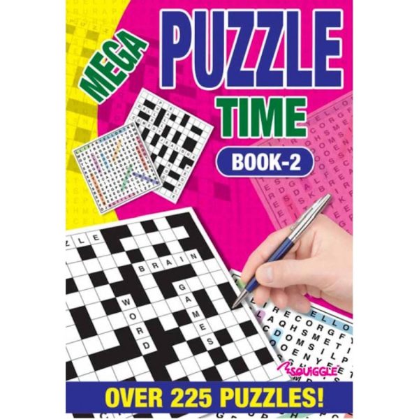 A5 Puzzle Time Book - Compact Size Puzzles Entertainment Online Sale