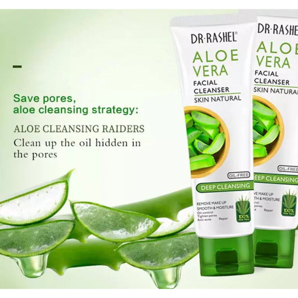 Dr. Rashel Aloe Vera Facial Cleanser Skin Natural Oil-Free Deep Cleansing Cheap