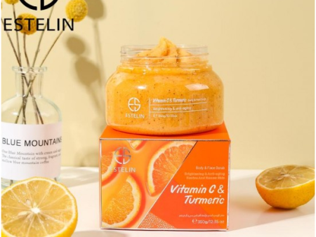 Estelin Body & Face Scrub Vitamin C & Turmeric Cheap