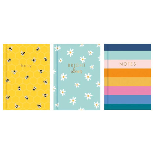 A5 Bright Ruled Hardback Book - Assorted Colours Durable Notebooks Writing Journals Stationery Online