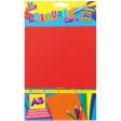 A5 Coloured Card - 30 Sheets Bright Colours Plain Craft Paper Scrapbooking Creative DIY Fashion