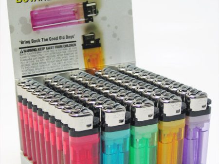 KING - DISPOSABLE LIGHTERS - 50PC TRAY Online Hot Sale