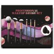 Black Professional Makeup Brush Set - 8 Pack High Quality Brushes Perfect Makeup Application Online Hot Sale