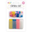 Candle Set - 100 Piece Cake Bright Assorted Colours Kids Adults Party Hot on Sale