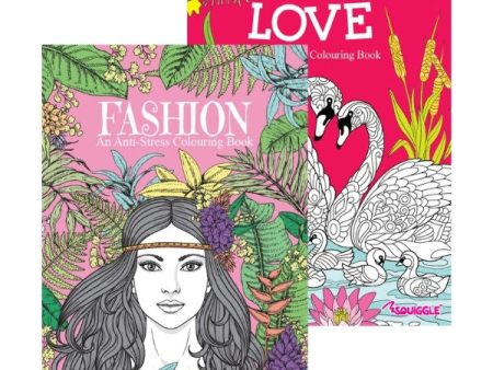 A4 Fashion Fantasy Colouring Book - Assorted Stylish Fantasy Themes High Quality Online Hot Sale