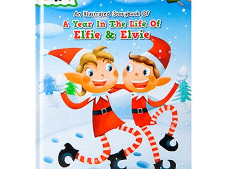 A4 Elf Christmas Book - Festive Holiday Story Colourful Illustrations Interactive Activities Family Fun Reading Sale