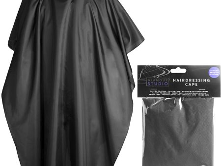 Black Hairdressing Cape - One Size Salon Barber Styling Gown Hairdressers Online Hot Sale