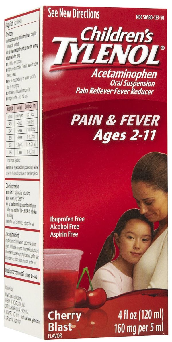 TYLENOL - CHILDREN S PAIN & FEVER - CHERRY BLAST - 4 OZ - 6CT UNIT Sale