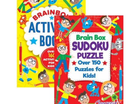 A6 Brain Box Activity Book – Assorted Fun & Educational Puzzles for Kids | Compact & Perfect for Travel Hot on Sale