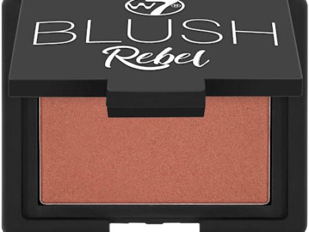 W7 Cosmetics Blush Rebel Blusher All Night - Natural Looking Long Lasting Blendable Smooth Finish Radiant Glow Cheap