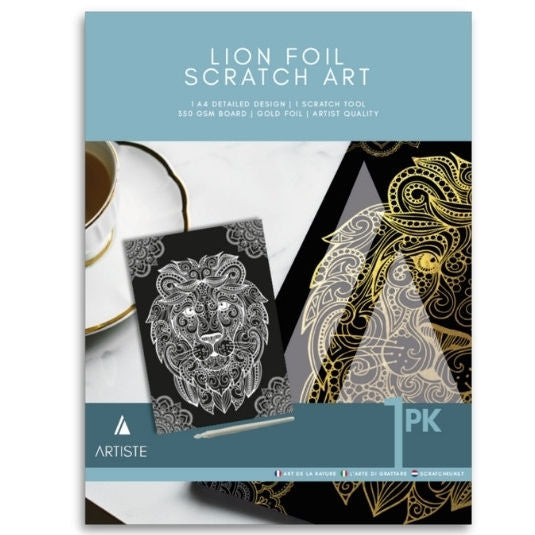 A4 Advanced Scratch Art Sketching Pad – Intricate Designs for Creative Adults & Teens | Premium Quality Scratch-Off Pages Online now