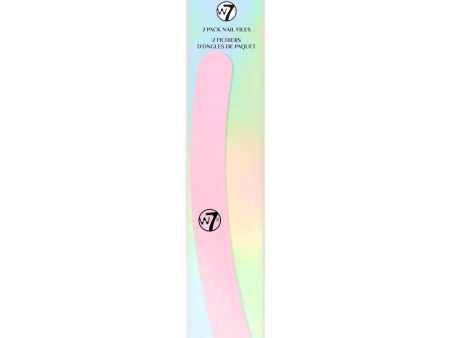 W7 Cosmetics Nail Files - 2 Pack Durable Precision Manicure Tools Smooth Finish Discount