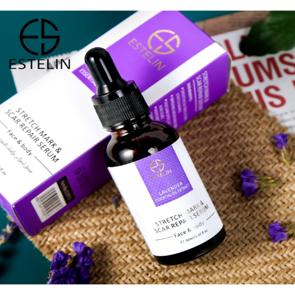 Estelin Lavender Essential Oil Extract Stretch Mark & Scar Repair Serum Fashion