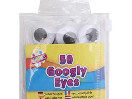 Assorted Googley Eyes - 50 Pack Craft Supplies Kids DIY Art Kit Online