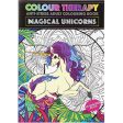 A4 Unicorn Colouring Book - Colour Therapy Relaxing Adult Colouring Book For Sale