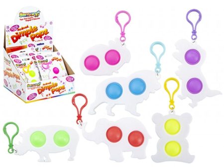 Animal Dimple Pops Sensory Toy - Assorted Colourful Fidget Stress Relief Autism ADHD Online now