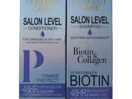 (Combo ) Perfect Care Biotin and Collagen Shampoo & Conditioner 520ML Online now