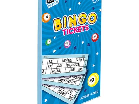 Bingo Ticket Book - 1-600 Assorted Colours Sequentially Numbered Tickets on Sale