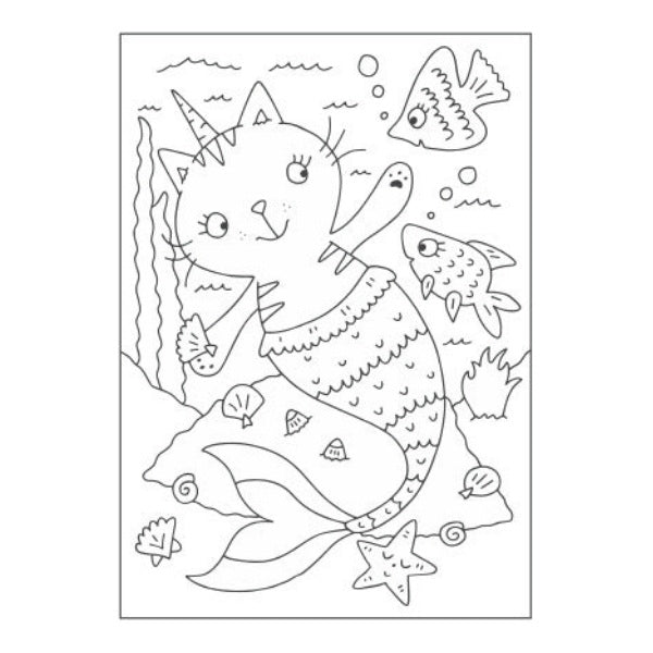 A4 Magical Creatures Colouring Book - Enchanting Mythical Beings High Quality Fantasy For Cheap