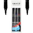 Black Permanent Markers - Pens 3 Pack Bold Black Ink Smooth Flow Online