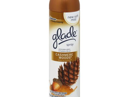 GLADE - AIR FRESHENER - CASHMERE WOODS 8 OZ - 12CT CASE Supply