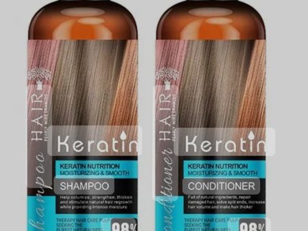 (Combo)  Keratin Nutrition Moisturizing & smooth- Shampoo & Conditioner. 900ML Cheap