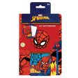 A5 Spiderman Notebook - Merchandise Spiral Bound Ruled Writing Pad Superhero Theme Fashion