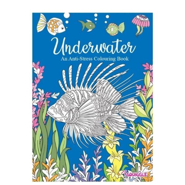 A4 Animals Underwater Colouring Book - Assorted Beautiful Marine Life High Quality For Cheap