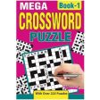 A5 Crossword Book - Assorted Challenging Puzzles High Quality Paper Relaxing Brain Teasers Discount