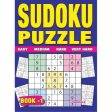 A4 Sudoku Puzzles - Assorted Challenging Puzzles Difficulty Levels High Quality Paper Relaxing Brain Teasers For Sale