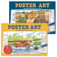 A4 Poster Arts Colouring In Book - Assorted Large Designs Colouring Fun Vibrant High Quality Online