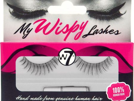 W7 Cosmetics False Eyelashes - My Wispy Lashes 19 Lightweight Natural Look Easy Application Reusable For Discount