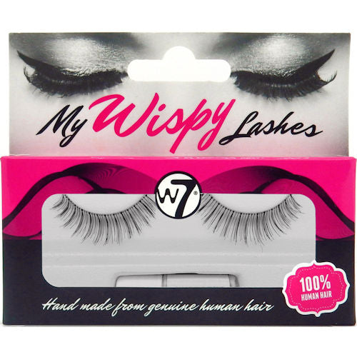 W7 Cosmetics False Eyelashes - My Wispy Lashes 19 Lightweight Natural Look Easy Application Reusable For Discount