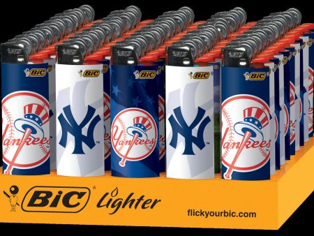 BIC - YANKEES LIGHTERS - 50PC TRAY Discount