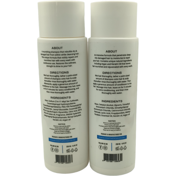 (Combo) CSA Argan Oil & Keratin Conditioner and Shampoo Online now