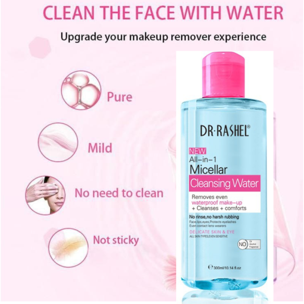 Dr. Rashel All-in-1 Micellar Cleansing Water (Blue) 300ml Discount