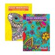 A6 Pocket Colouring Book Mindfulness – Assorted Designs for Relaxation & Stress Relief | Portable & Ideal for Travel Discount