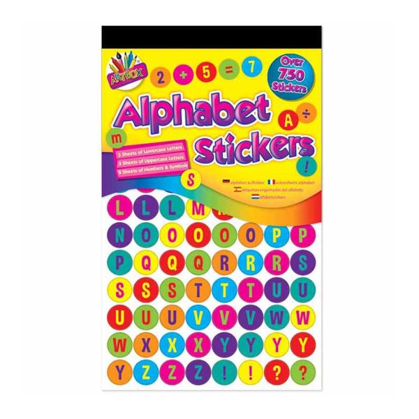 Alphabet Stickers - 750 Stickers Classroom Teacher Motivation Kids School Incentive Online now