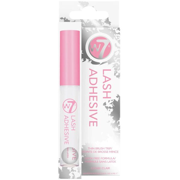 W7 Cosmetics False Eyelash Glue - Clear Long Lasting Waterproof Secure Hold Easy Application For Cheap