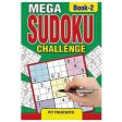 A5 Mega Sudoku Puzzle Book - Assorted Challenging Puzzles High Quality Paper Relaxing Brain Teasers Hot on Sale