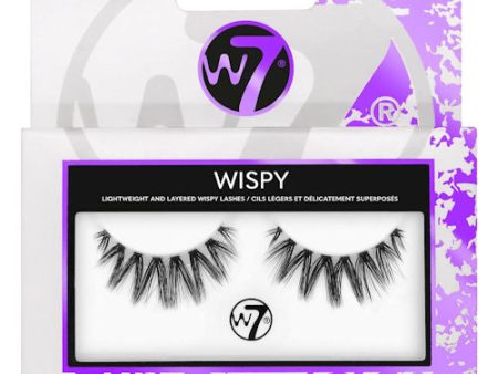 W7 Cosmetics Wispy False Eyelashes - Charmed Lightweight Natural Look Easy Application Reusable Discount