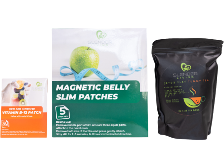 Combo - Healthy Living Vitamin B-12 Patch & Healthy Living Magnetic Patches & Healthy Living Detox Tea on Sale